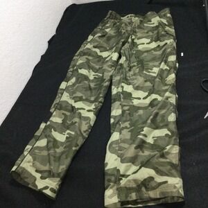 Starter Kids Camo Cargo Pants Joggers Size XL Elastic Waist Pockets‎